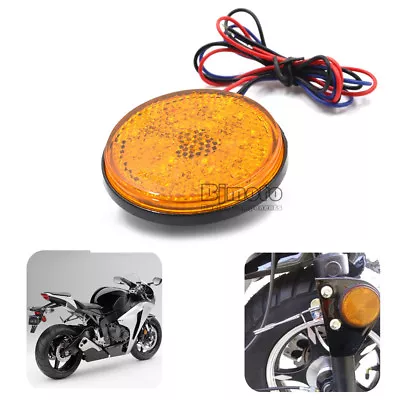 LED Round Reflector Tail Light Brake Stop Marker Indicator Truck Trailer Bike YE • $4.98