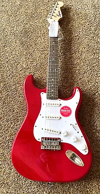 Fender FSR Electric Guitar Squier Bullet Stratocaster Hardtail LE Red Sparkle • $299