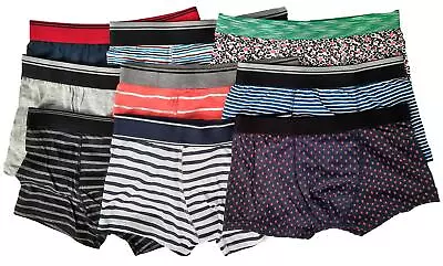 Men's Hipster Stretch Boxer Shorts (Pack Of 3) • £3