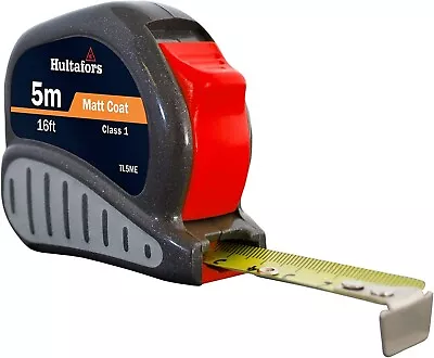 Hultafors 5m 16ft TRI-LOK Metric & Imperial Class 1 Tape Measure TL5MEHUL358113 • £13.65