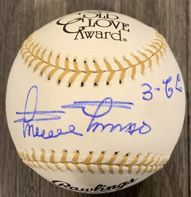 🔥MINNIE MINOSO SIGNED &AUTOGRAPHED GG BASEBALL INSCRIBED  3X  JSA Sticker Only • $199.99