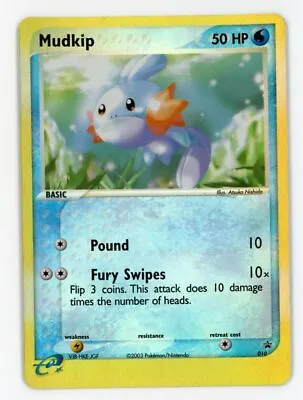 Mudkip #010 Black Star Promo Reverse Holo Foil Pokemon - Light Play • $8.99