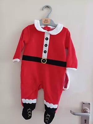 0-3 Santa Suit New With Tags • £4.99