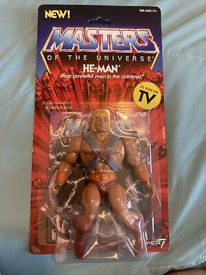 Super7 Masters Of The Universe He-Man 5.5  Action Figure MOC Nice Card! Rare • $42