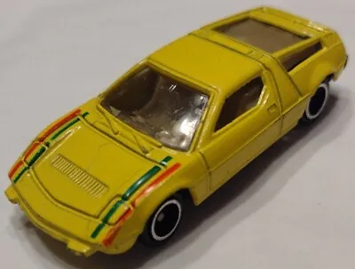 Vintage Welly ? Maserati Bora ? Yellow 1:64 Scale Diecast Italian Exotic Car HTF • $13.99