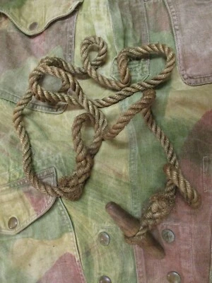 £67.99 • Buy GENUINE WW2 ISSUE BRITISH PARATROOPER AIRBORNE TOGGLE ROPE Sas Commando Denison 
