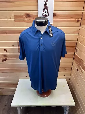 New OGIO  Men’s Sz L Ogio Performance Polo Shirt Blue TNT Sports NWT • $16.95