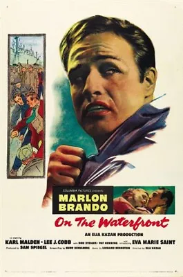 On The Waterfront Marlon Brando Vintage Movie Poster Print #9 • $6.39