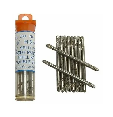 S & G Tool-Aid 15210 10pc 1/8  Stubby Body Panel Drill Bit W/ Double Ends • $7.97