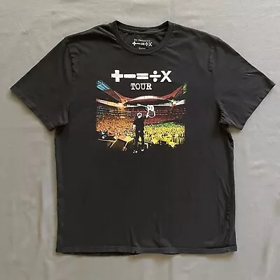 Ed Sheeran Mathematics 2023 Tour T Shirt Mens XL Black American Tour Music Used • $19.85