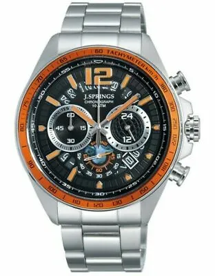 J. Springs By Seiko Instruments Inc. Men's Chronograph Watch 10 ATM BFJ001 • $130.65