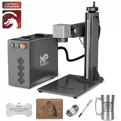 Monport Gpro Mopa JPT 30W Fiber Laser Color Marking Machine Metal Steel Engraver • $3199