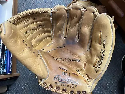 Vintage Rawlings U.S.A. Mickey Mantle DF1 Baseball Glove  Rare • $47