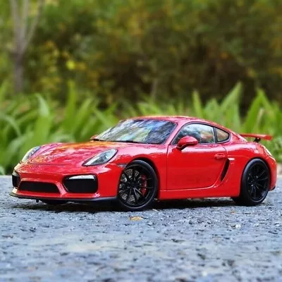 1/18 Schuco Porsche CAYMAN GT4 / Targa GTS Diecast Model Toys Cars Gifts Red • $149.99