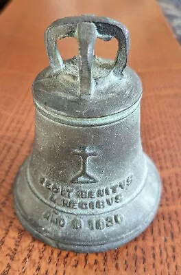 San Gabriel California Mission Bronze Bell Souvenir By ASC Forbes 1914-1937 • $15