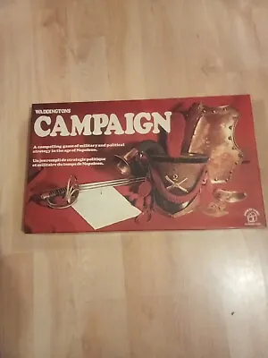 Vintage Waddington's Campaign Board Game - 100% Complete - USED • £4.99