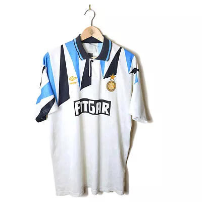 Inter Milan Away Football Shirt Jersey 1991/1992 • £89