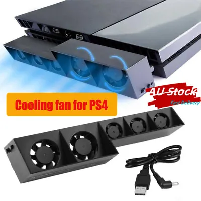 $11.99 • Buy For PS4 Game Accessories Play Station 4 Host Cooling Fan USB Heatsink Fan