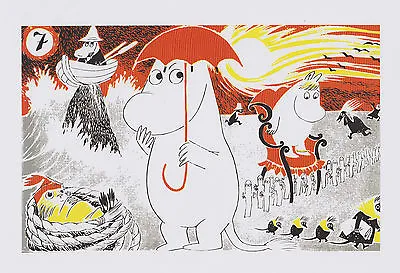 Moomin Poster Moomintroll 7 Tove Jansson 24 X 30 Cm • $15.31