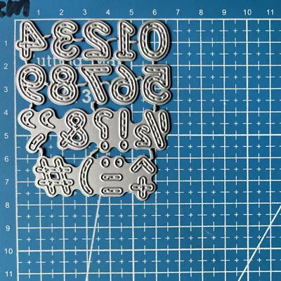 Metal Cutting Dies Numbers DIY Scrapbooking Embossing Paper Card Crafts Stencils • £3.43