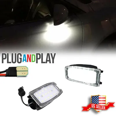 Side Mirror Puddle LED Lights For Land Rover L322 LR2 3 LR4 Discovery CTZ500010 • $14.99