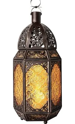 £14.50 • Buy Moroccan Lantern Tea Light Lamp Candle Holder Hanging Home Garden Wedding Decor