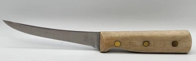 $18.50 • Buy Vintage Chicago Cutlery 71S 5  Blade Skinning Hunting Boning Knife Walnut Handle