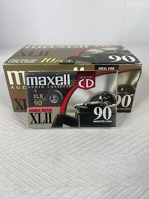 Maxell XL-II 90-minute Blank Audio Cassette Tape NEW SEALED • $7