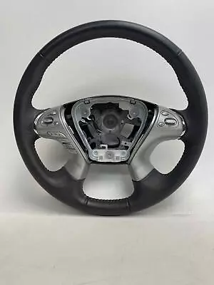 Fits 2015 - 2018 NISSAN MURANO SV Steering Driver Wheel W Cruise Black Leather • $109