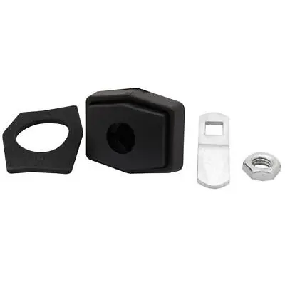 Caravan Motorhome Rectangular Push Lock Zadi Black • £30.24