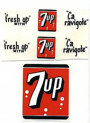 Minnitoys 7-Up Replacement Decal Set  • $20