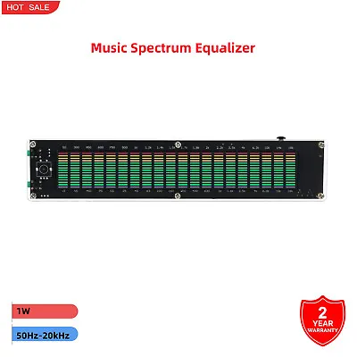 TZT U-15 Music Spectrum Equalizer Display LED 50Hz-20kHz 1W Acrylic Shell • $37.90