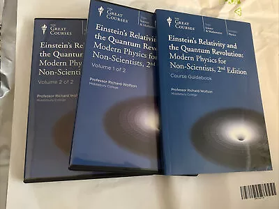 Einstein's Relativity And The Quantum Revolution Pts. I-II : Modern Physics CD • $20