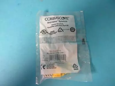 New Commscope Systimax SolutionsCat6 M-Series Jack MGS400BH-123 Yellow 700206691 • $9.99