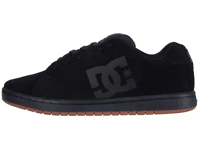 DC Men's Gaveler Leather Skateboarding Shoes Low Black/Gum • $65.99