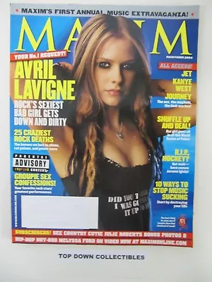 MAXIM Magazine   October  2004     First Annual Music Extravaganza • $9.77