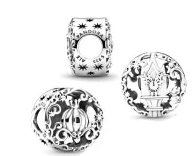 $39 • Buy New PANDORA 799197C00 Sterling Silver Disney Cinderella’s Midnight Pumpkin Charm