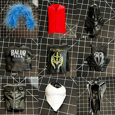 $6.99 • Buy Mattel WWE Accessories Elite Basic Shirt Hood Vests Breeze Reigns Ricochet Lita