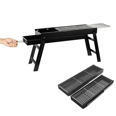 $34.99 • Buy Foldable Portable BBQ Charcoal Grill Barbecue Camping Hibachi Picnic