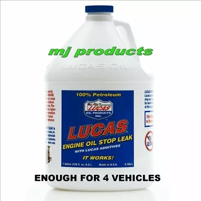 Lucas 10279 Engine Oil Stop Leak 3.785L Designed To Stop Oil Leaks + Stop ... • $72