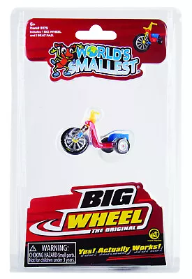 World's Smallest BIG WHEEL Tiny Ride On (1969 Marx Repro) Miniature Toy • $10.95