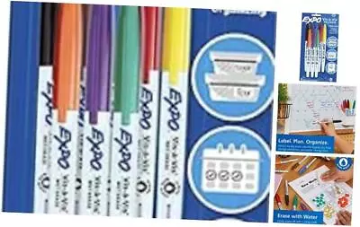  Vis-a-Vis Fine Point Assorted Colors 8 8 Count (Pack Of 1) Wet Erase Markers • $18.86