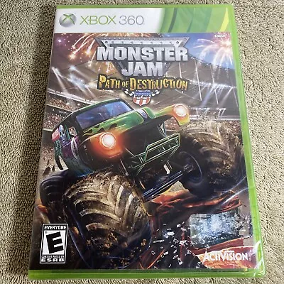 NEW SEALED Monster Jam: Path Of Destruction (Microsoft Xbox 360 2010) VERY RARE • $199.99