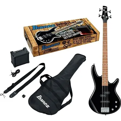 Ibanez Ibanez IJSR190N Electric Bass Jumpstart Pack Black Night • $239.99