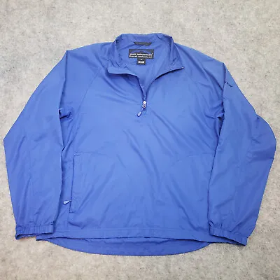 Sun Mountain Golf Jacket Mens Medium Blue Rain Gear Pullover • $24.99