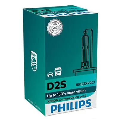 Philips X-tremeVision D2S Headlight 150% More Light Xenon Bulb 85122XV2C1 Single • $80.48