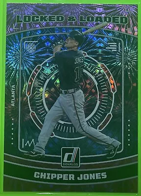 Chipper Jones 2023 Panini Donruss Locked & Loaded Pink Fireworks Braves #LL3 • $1.95