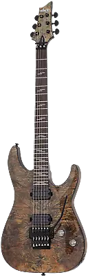 $549 • Buy Schecter 2454 Omen Elite 6 FR Guitar, Rosewood Fretboard, Floyd Rose, Charcoal