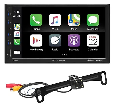 Planet Audio P70CPA-C Car 2-DIN Bluetooth 7  Touchscreen Monitor Receiver Camera • $139.90