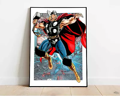 THOR - Marvel - Avengers | MCU | - Superhero Wall Digital Art Poster Decor • $9.63